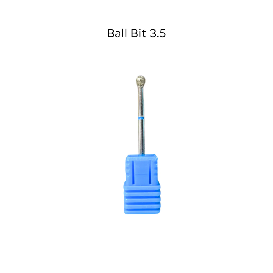 JNBS Drill Bit | Diamond | Cuticle Drill Bit | Conical Ball Head (1pc) - Image 3
