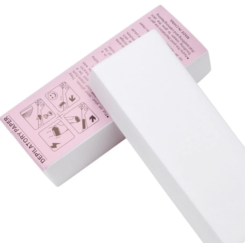 JNBS Depilatory Paper Wax Paper Strips (7.9’’ x 2.8’’) - Image 2