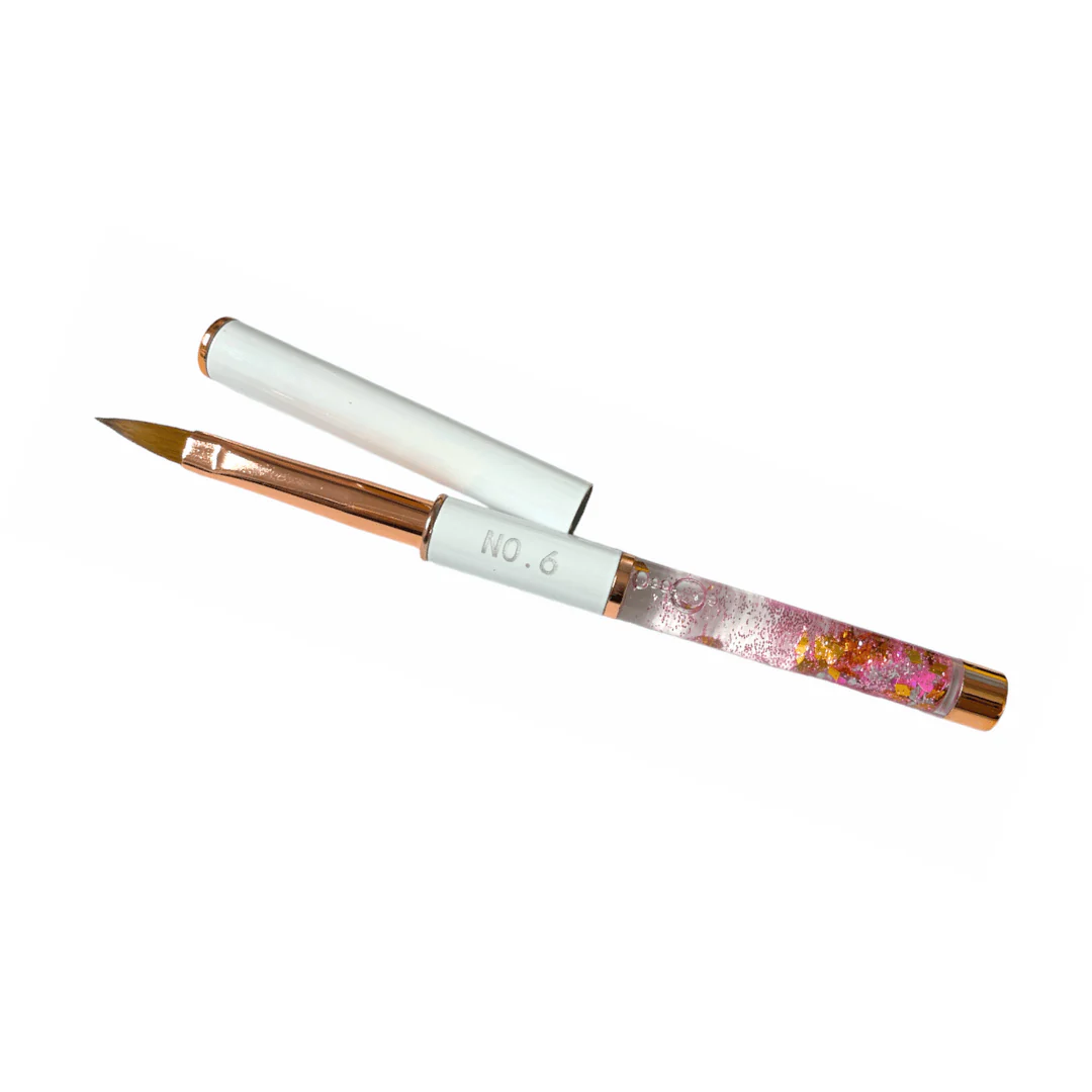 JNBS Nail Art Brush 3D Acrylic Flower Pink White