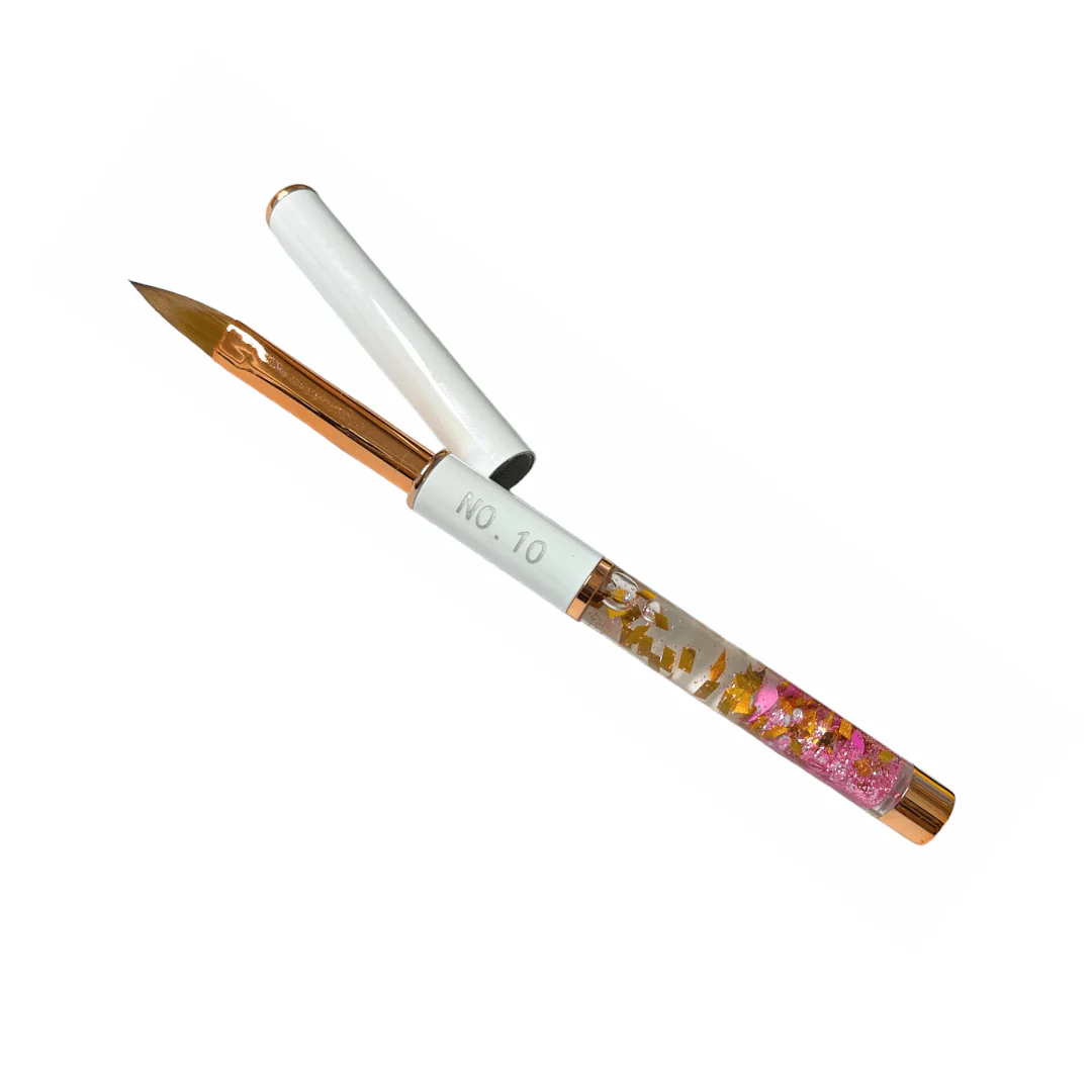 JNBS Nail Art Brush 3D Acrylic Flower Pink White - Image 3