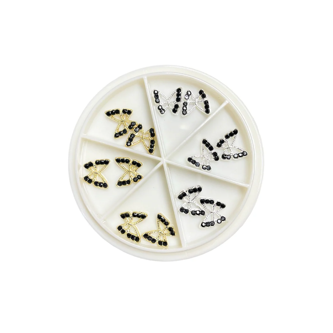 JNBS Nail Charm Beautiful Butterfly (12pcs) - Image 2