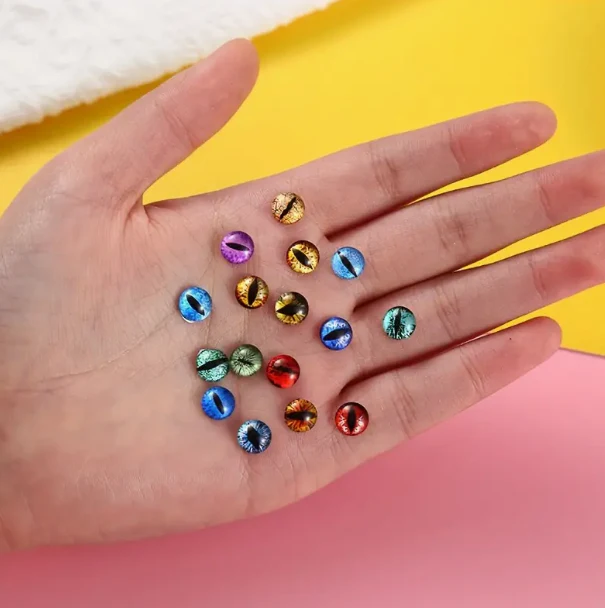 JNBS Nail Charm Exaggerated Horror Pupil Eyes (Mix 20pcs) - Image 3