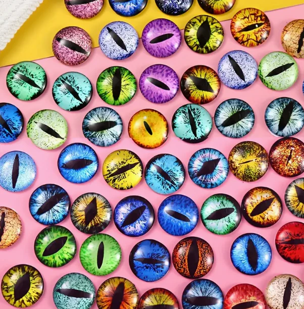 JNBS Nail Charm Exaggerated Horror Pupil Eyes (Mix 20pcs) - Image 4