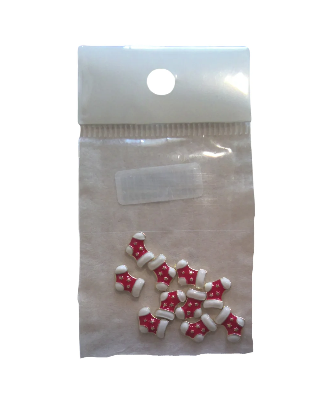 JNBS Nail Charm Festive Stocking (10pcs/bag) 8823 - Image 2