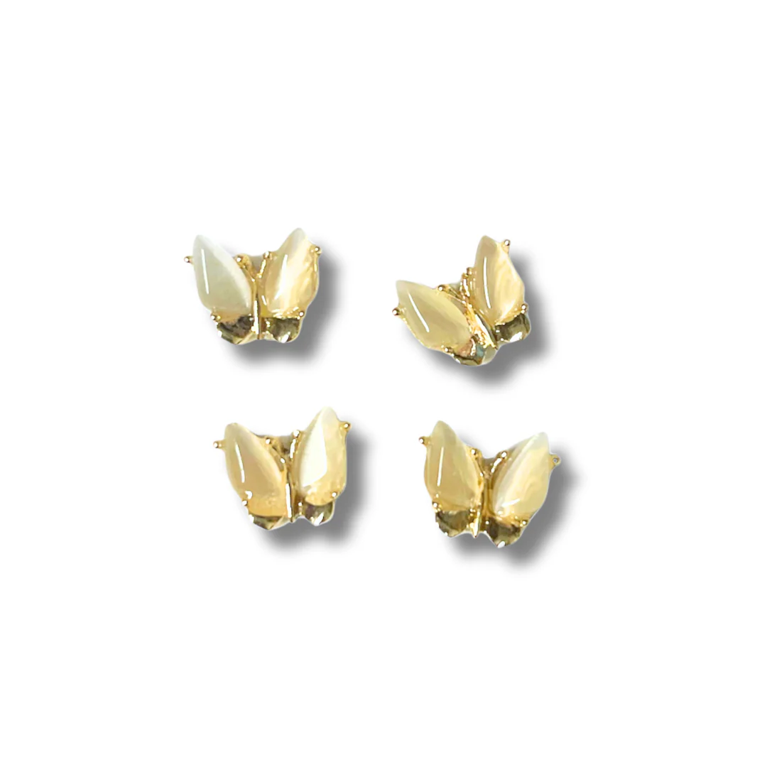 JNBS Nail Charm Nice Butterfly (4pcs) - Image 2