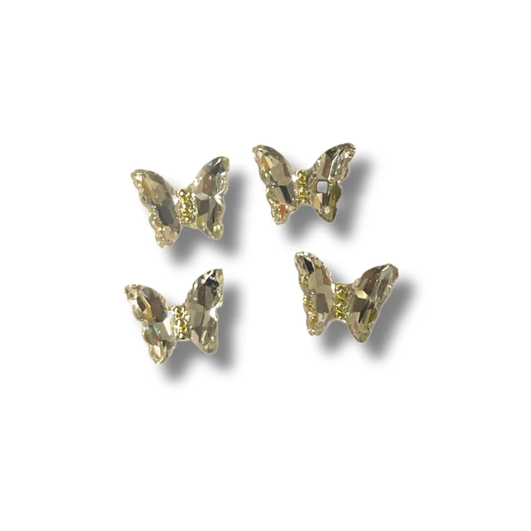 JNBS Nail Charm Nice Butterfly (4pcs) - Image 3