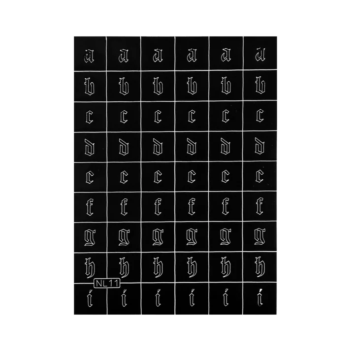 JNBS Nail Sticker Airbrush Stencil - Image 6