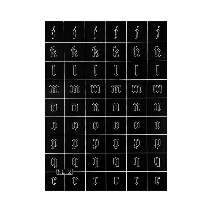 JNBS Nail Sticker Airbrush Stencil - Image 7
