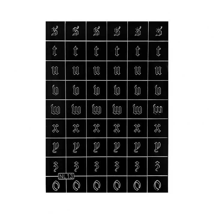 JNBS Nail Sticker Airbrush Stencil - Image 8