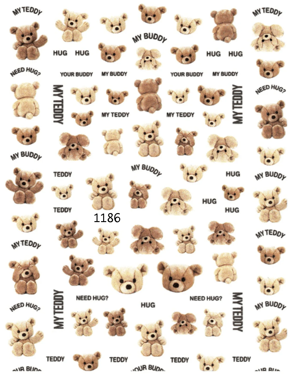 JNBS Nail Sticker Cartoon Version 3 - Image 15