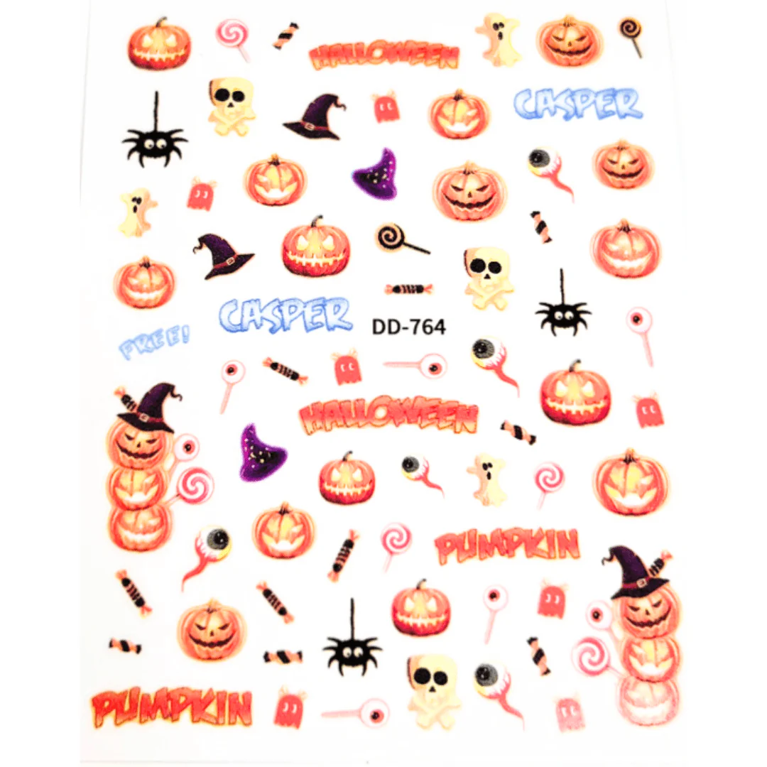 JNBS Nail Sticker Halloween Pumpkin - Image 3