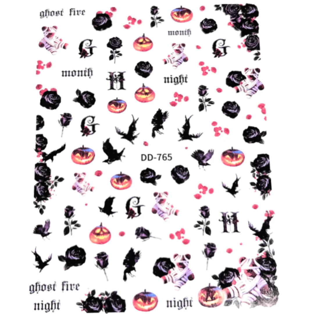 JNBS Nail Sticker Halloween Pumpkin - Image 4