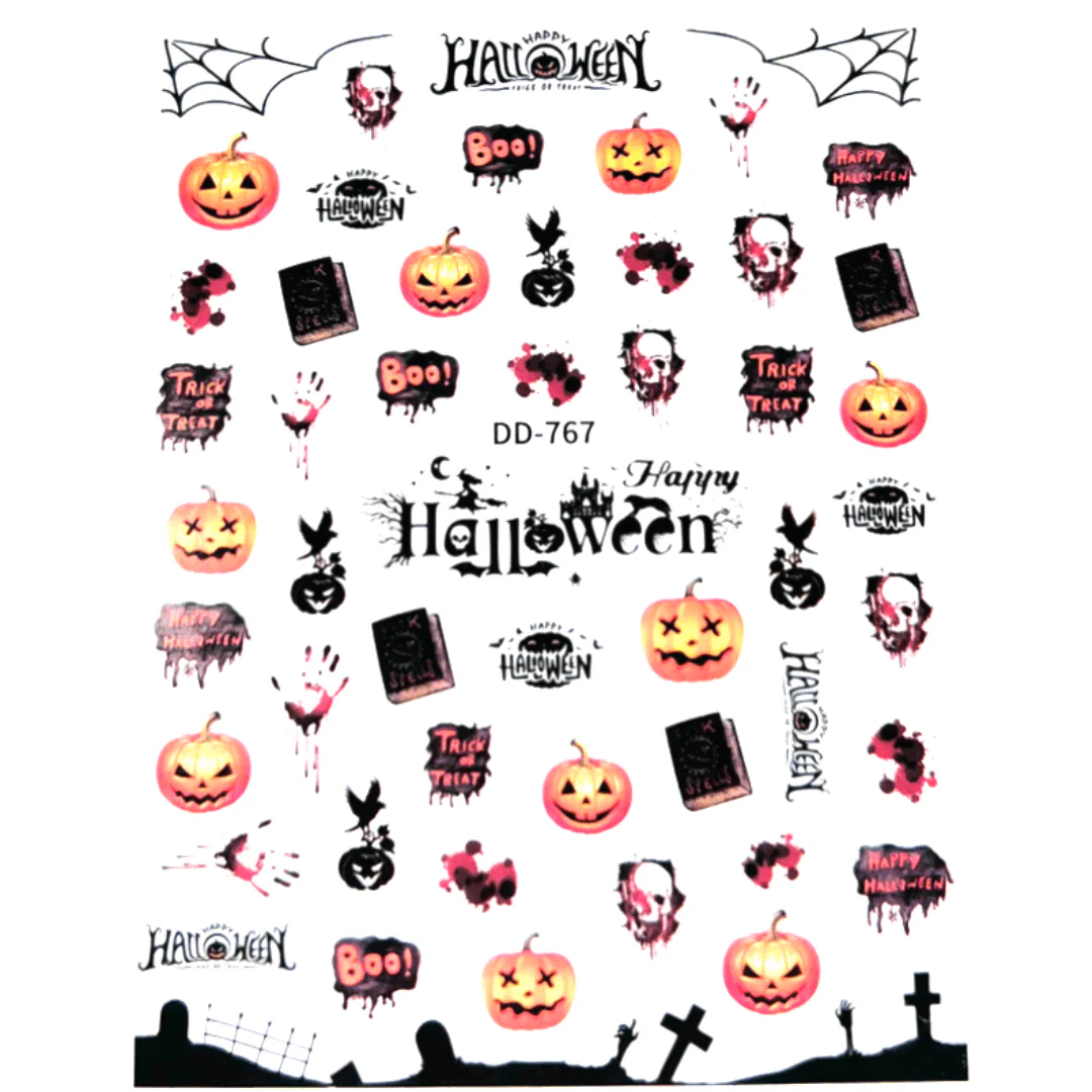 JNBS Nail Sticker Halloween Pumpkin - Image 6
