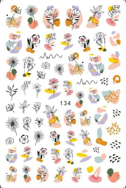 JNBS Nail Sticker Leaves - Image 4