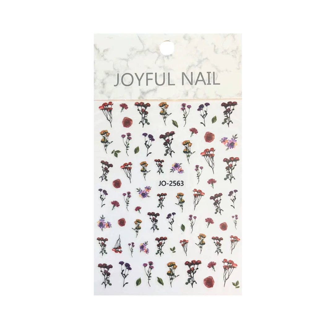 Joyful Nail Sticker Flowers - Image 3