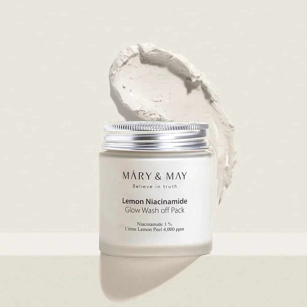 MARY&MAY Lemon Niacinamide Glow Wash Off Pack 125g - Image 3