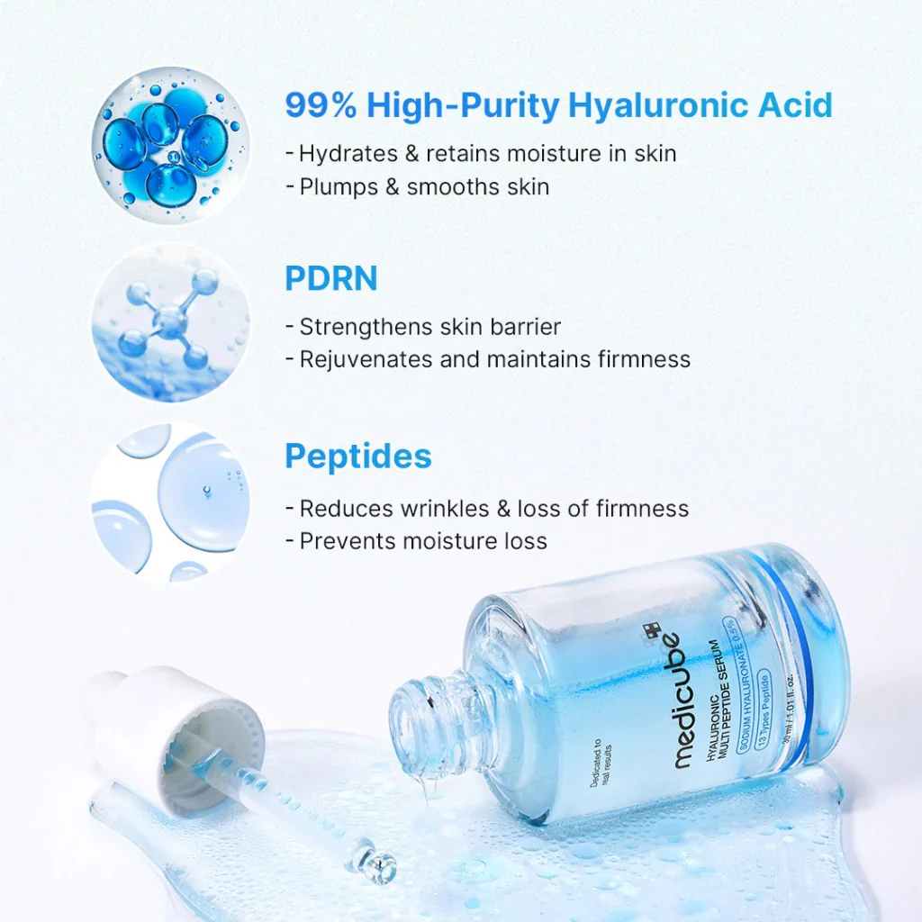 MEDICUBE Hyaluronic Multi Peptide Serum 30mL - Image 5