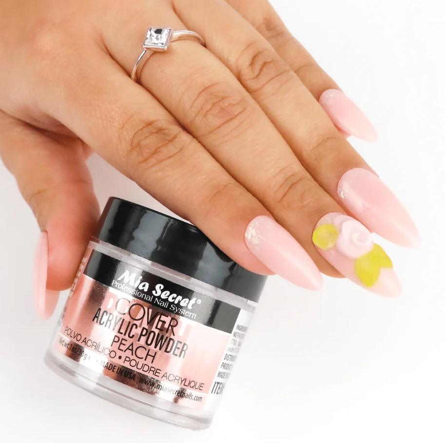 Mia Secret Acrylic Powder Cover Peach 2oz - Image 2
