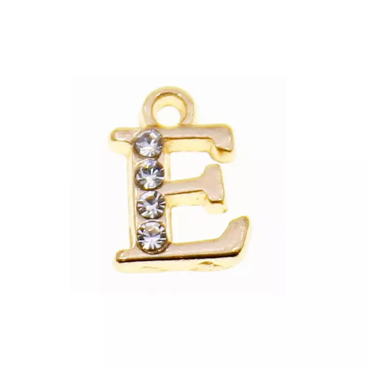 JNBS Nail Piercing Charm 08 Gold Alphabet/ Letter (2pcs) - Image 24