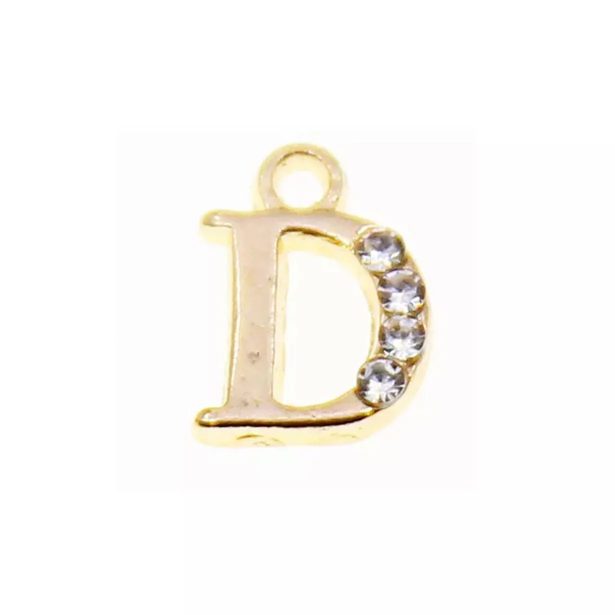JNBS Nail Piercing Charm 08 Gold Alphabet/ Letter (2pcs) - Image 25