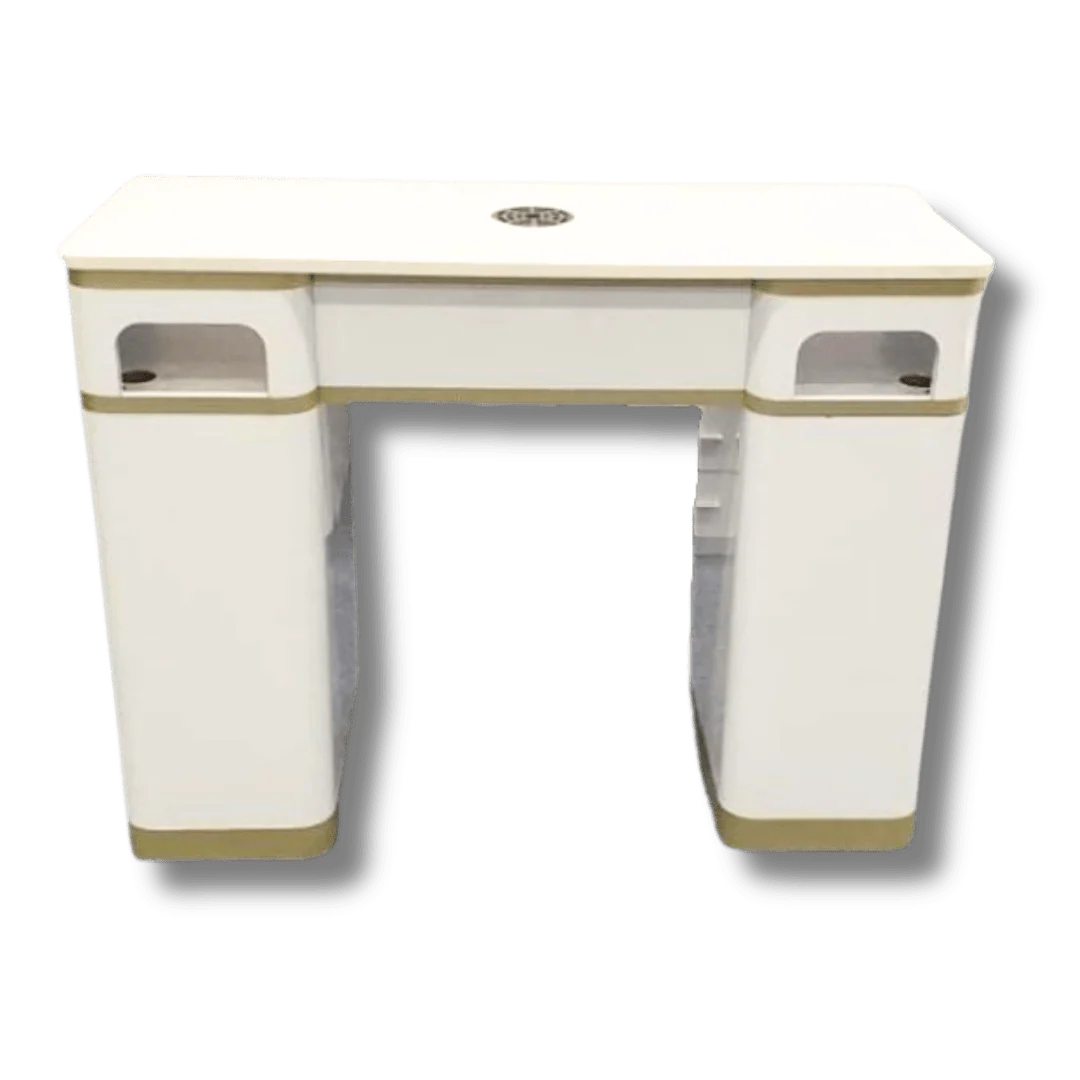 JNBS Nail Table Single White Gold 01 (PLEASE CALL JNBS TO ORDER)