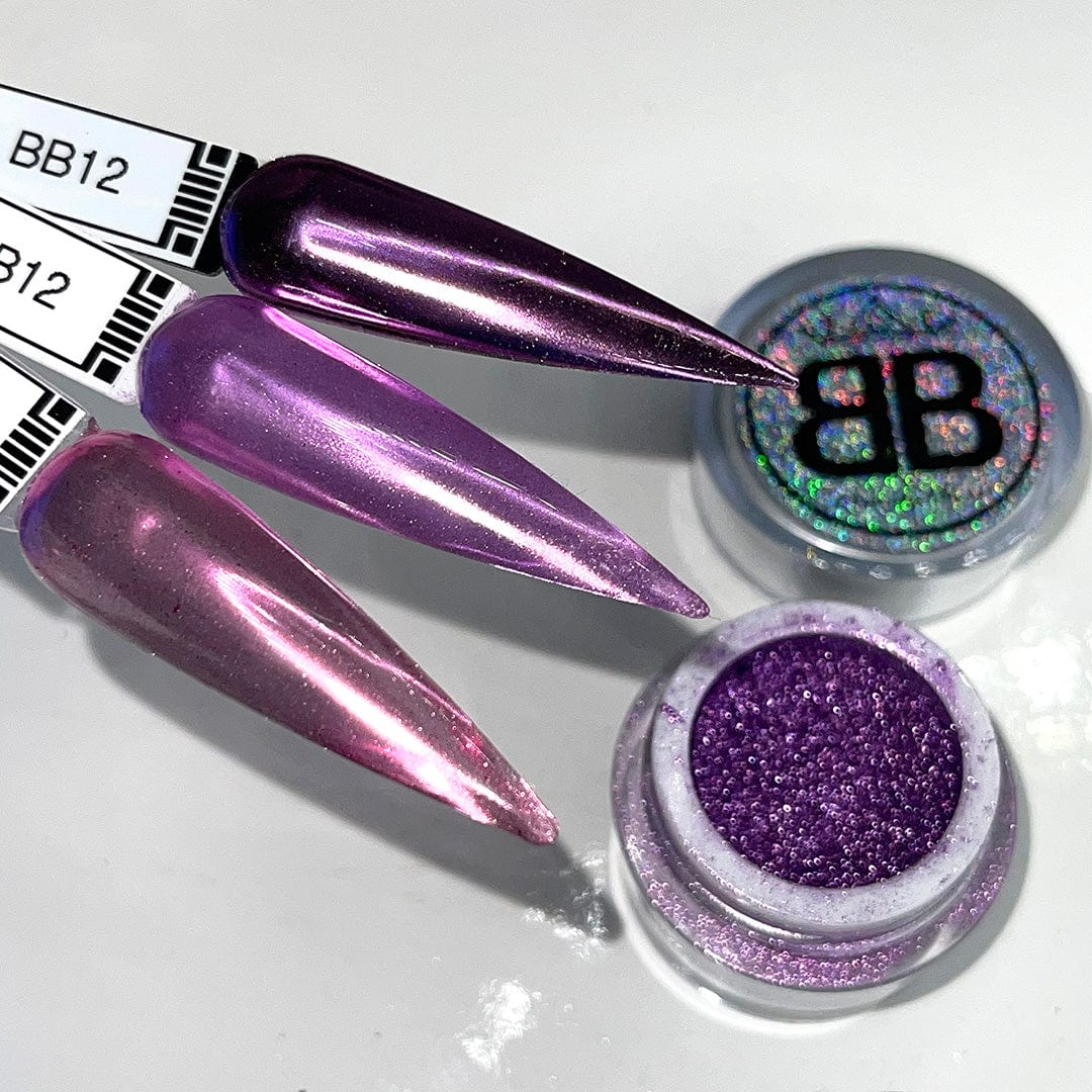 Beauty Boss Nail Chrome BB12 Purple - Image 2