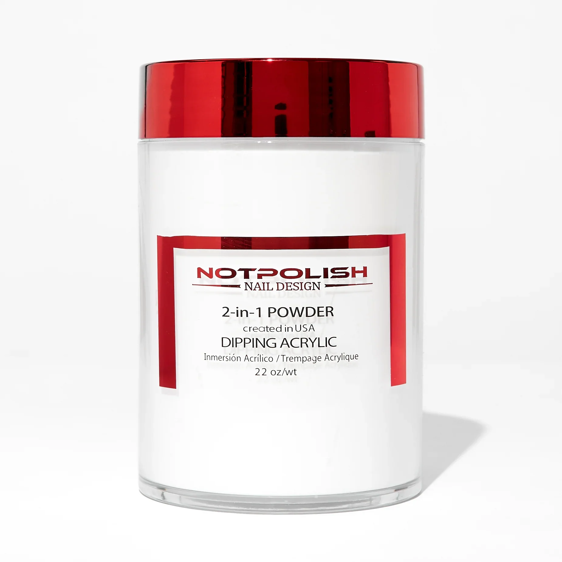 NOTPOLISH 2 In 1 Powder OG 101 Milky White - Image 8