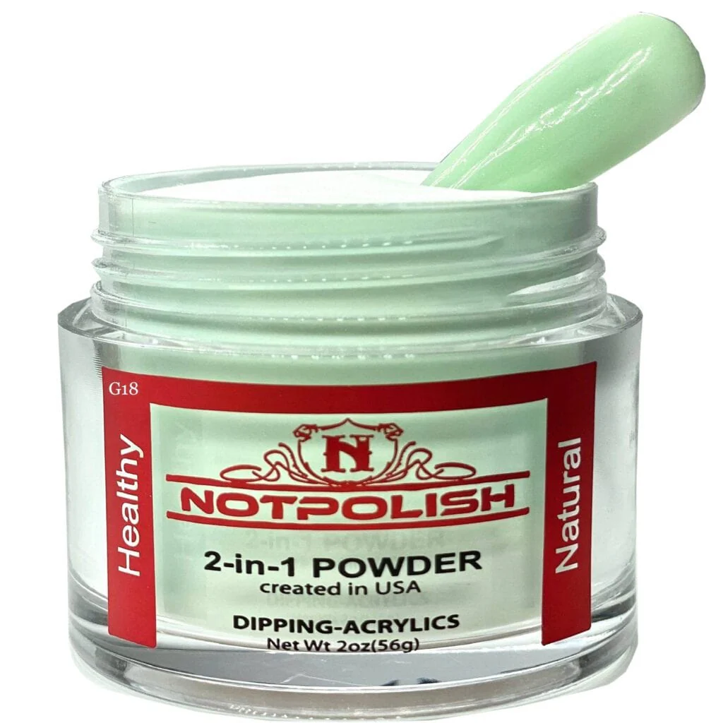 NOTPOLISH Powder Glow In The Dark Collection G18 Bitter Sweet - Image 4