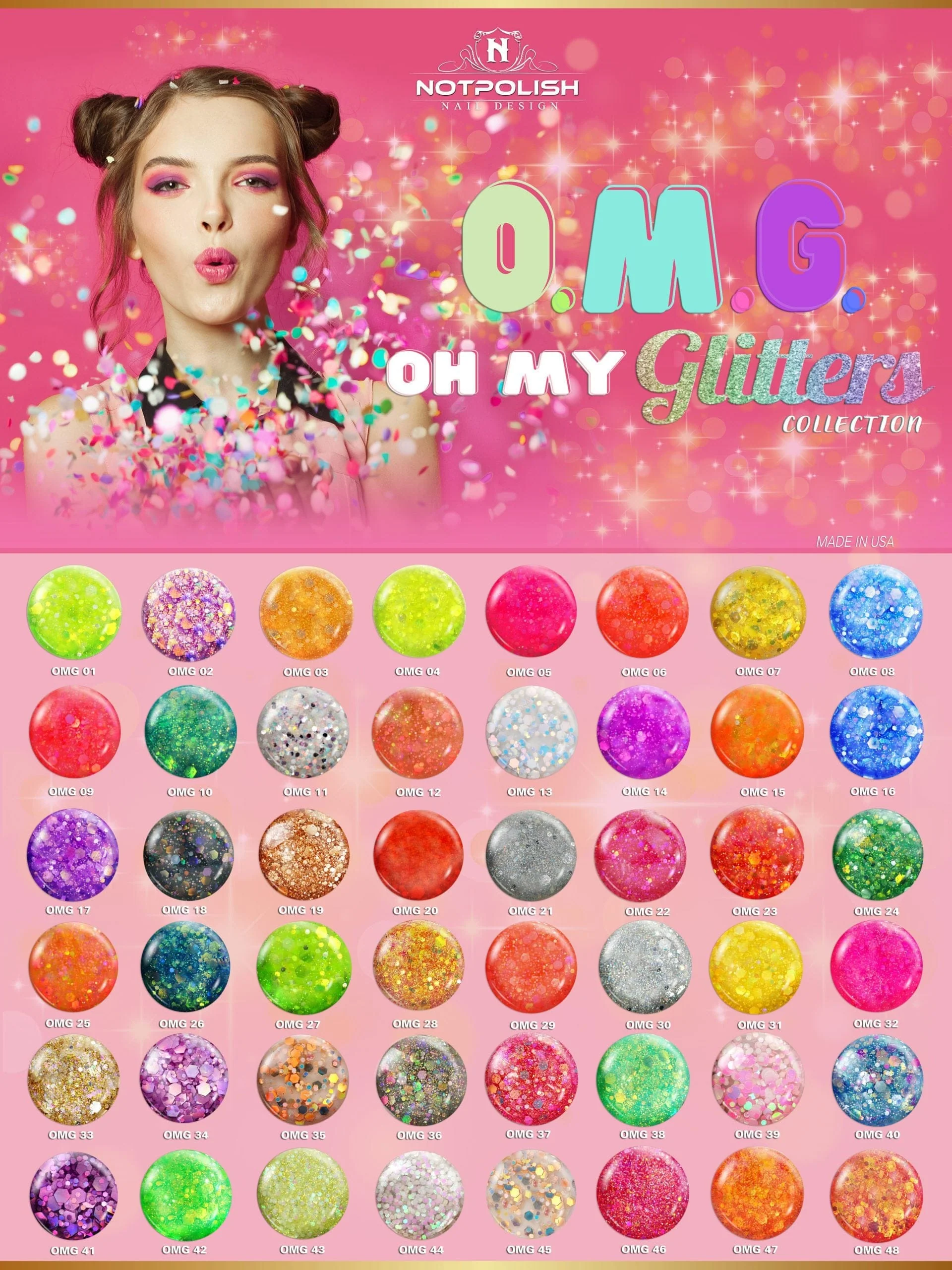 Notpolish Powder Oh My Glitter OMG 38 Deja Vu - Image 3