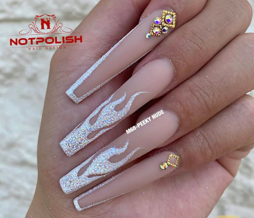 NOTPOLISH White Sugar Effect Glitter 1oz - Image 2