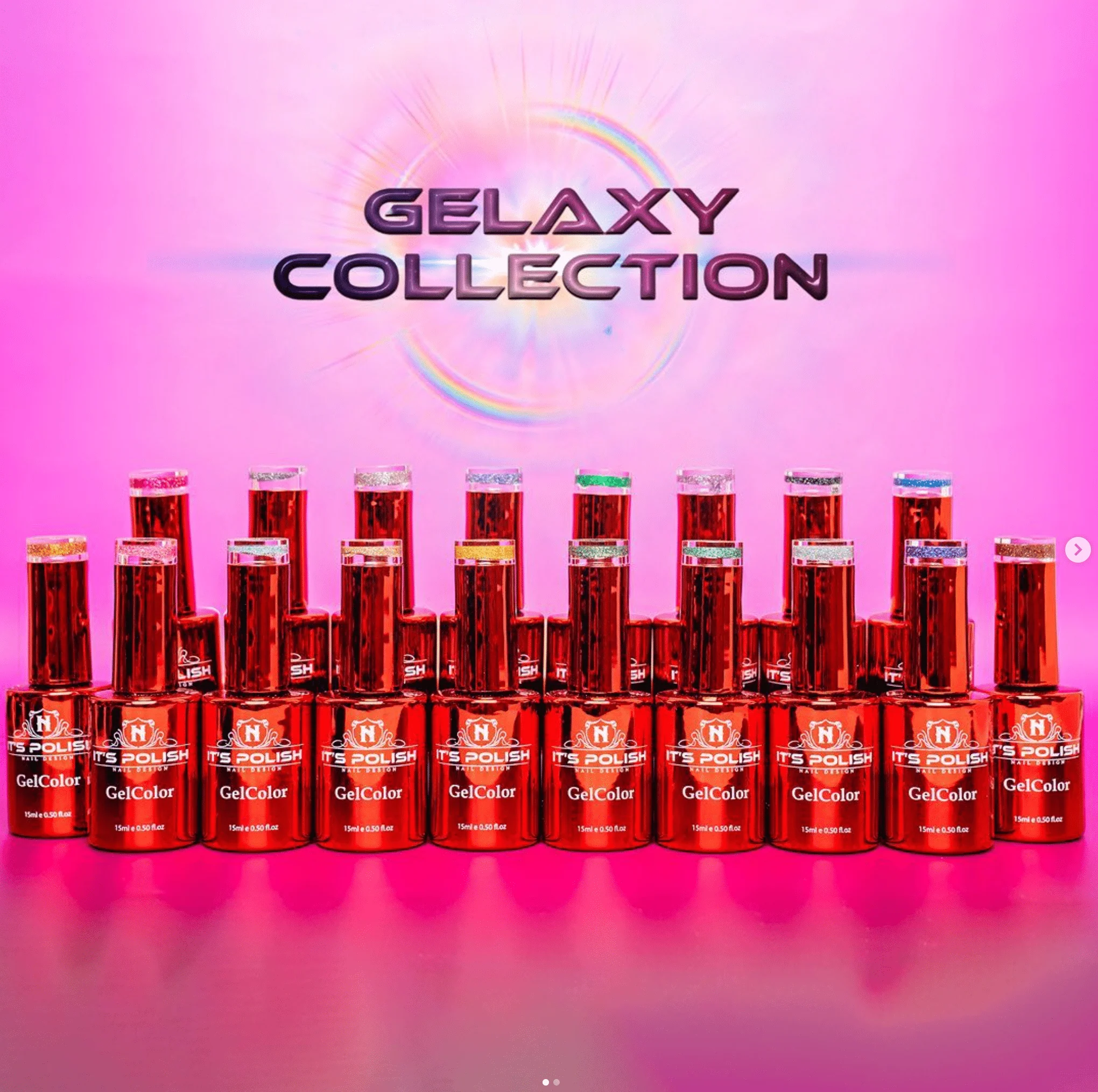 NOTPOLISH Gelaxy Collection IT'S POLISH Disco Reflective Gel  Set 3 - Image 2