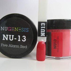 NUGENESIS Nail Dipping Color Powder 43g NU 13 Five Alarm Red