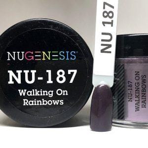 NUGENESIS Nail Dipping Color Powder 43g NU 187 Walking On Rainbows