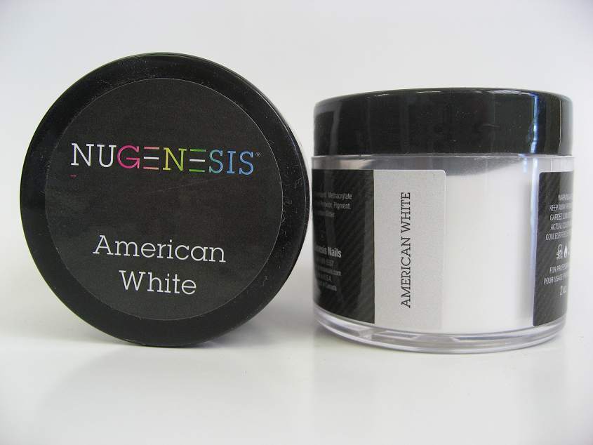 NUGENESIS Nail Dipping Color Powder 43g American White - Image 2