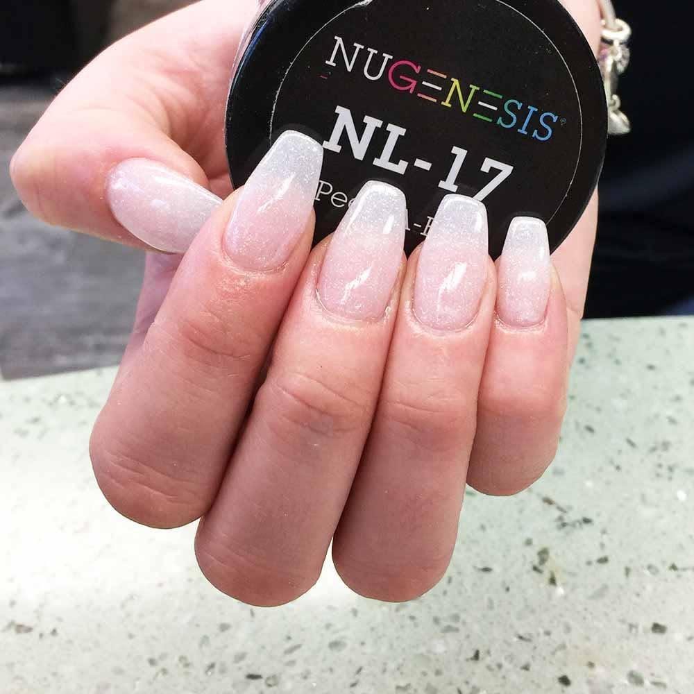 NUGENESIS Nail Dipping Color Powder 43g NL 17 Peek A Boo