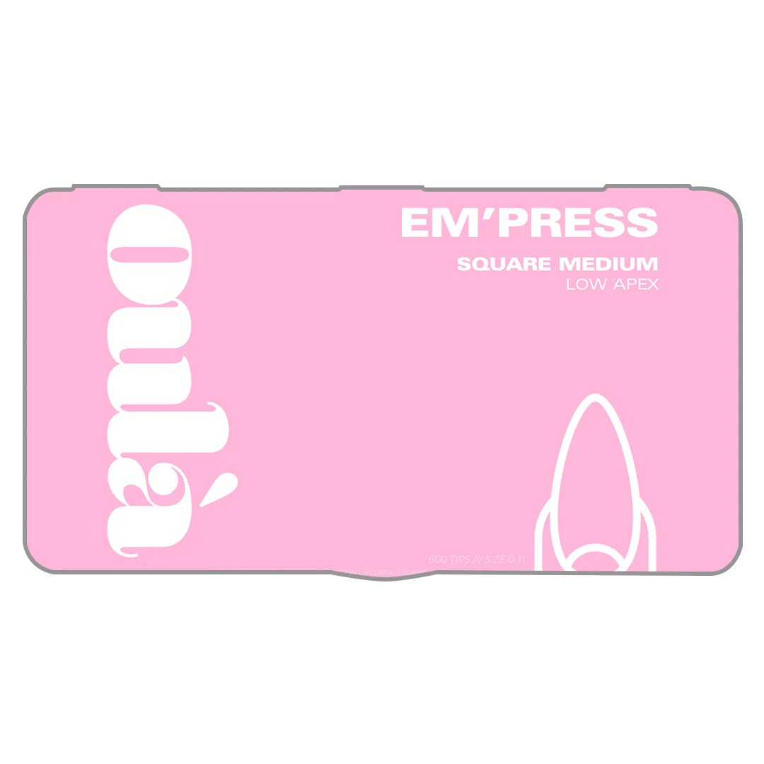 OulĂ Â EM'PRESS Low Apex Square (Box of 600 Tips) - Image 2