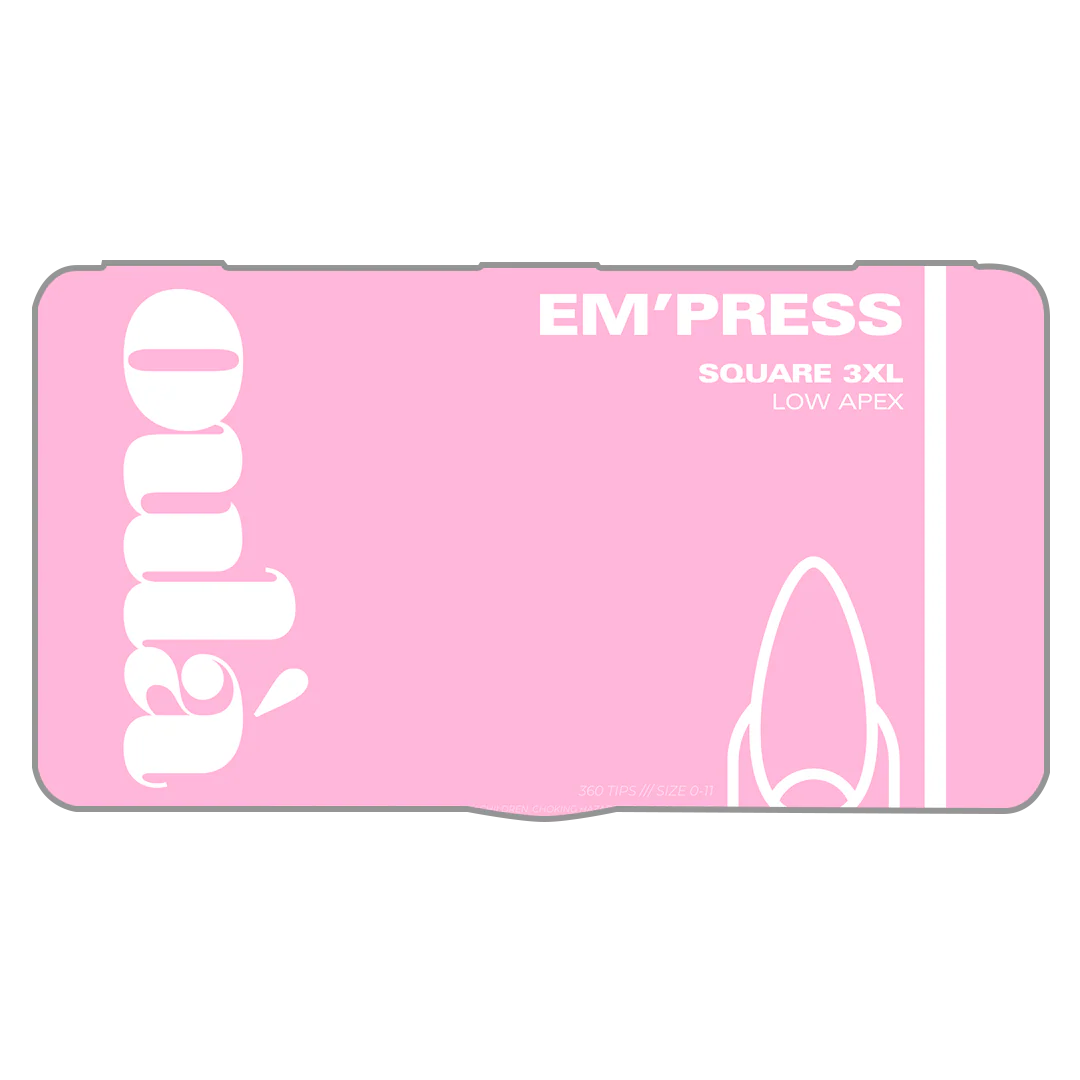 OulĂ Â EM'PRESS Low Apex Square (Box of 600 Tips) - Image 4