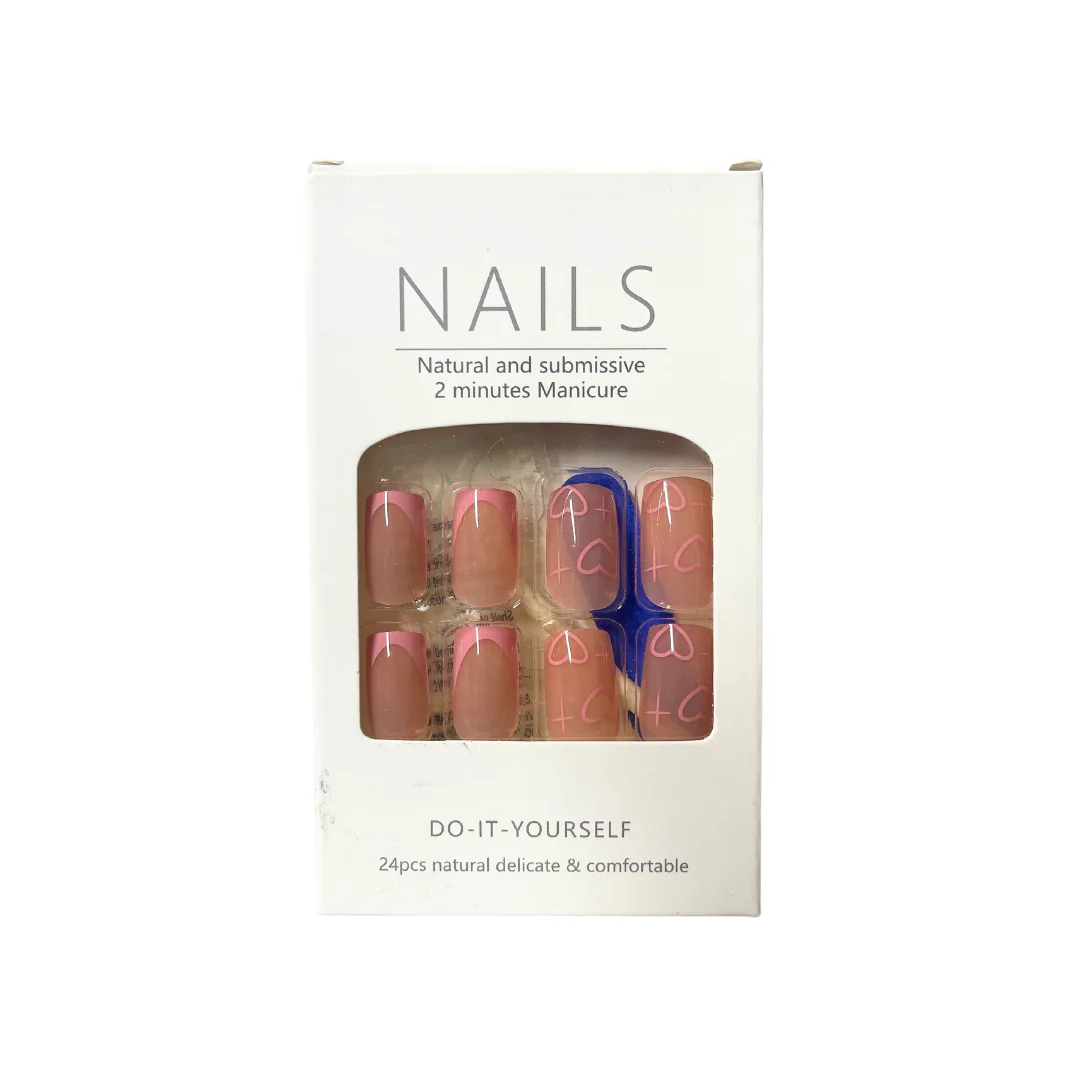 Press On Nails 2 minutes Nail Art Square (03 Styles) - Image 2