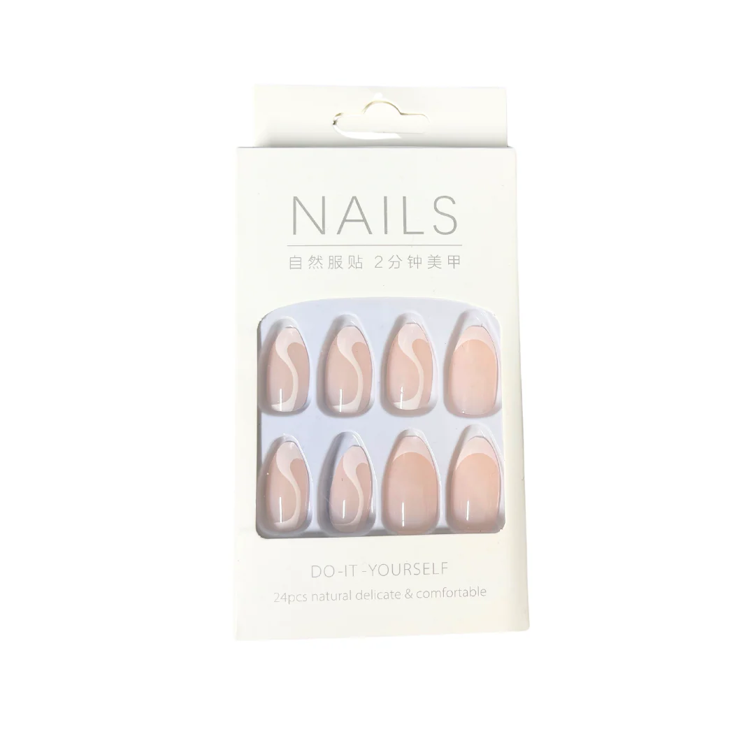 Press On Nails Do it yourself Almond (7 Styles) - Image 2