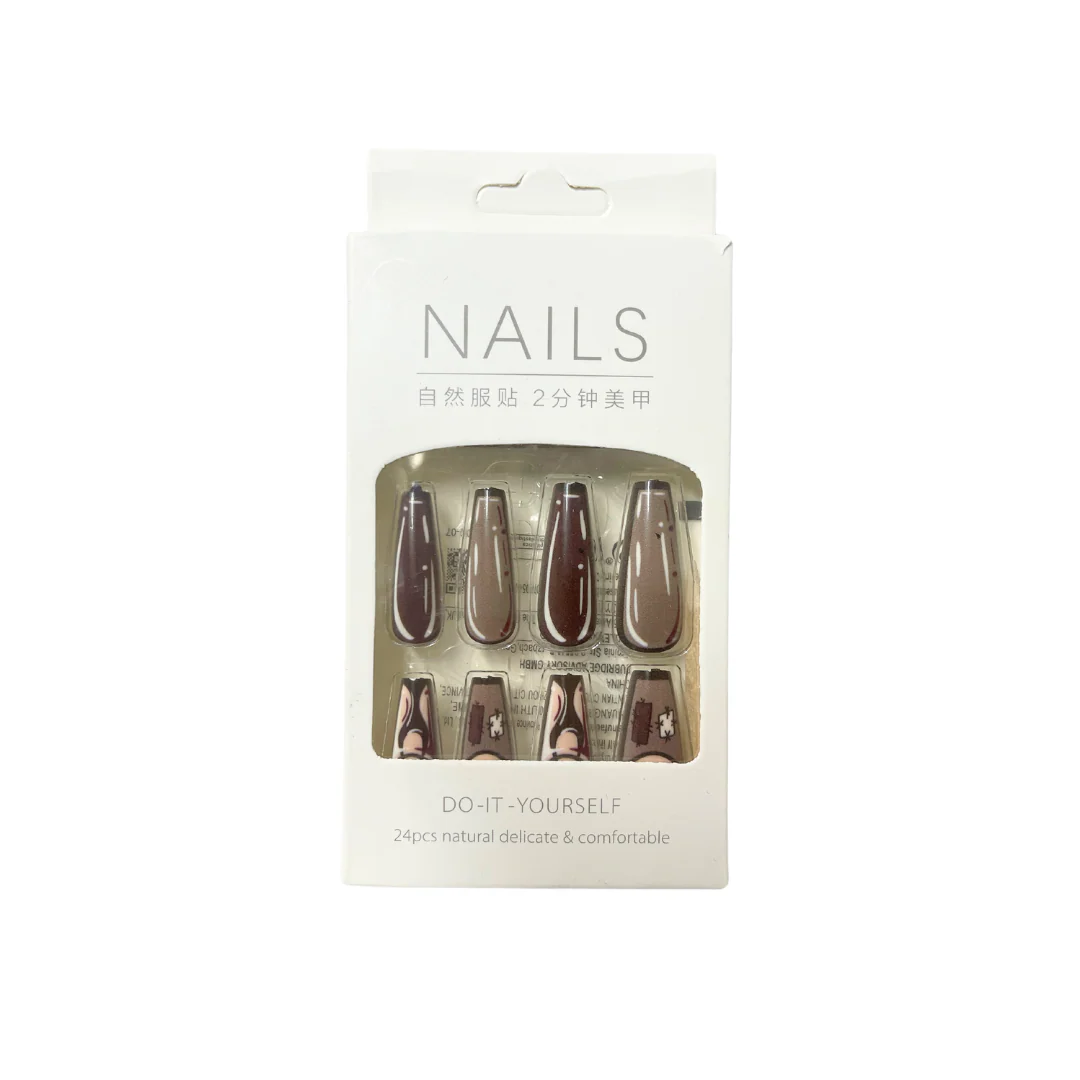 Press On Nails Do it yourself Long Coffin (16 Styles) - Image 7