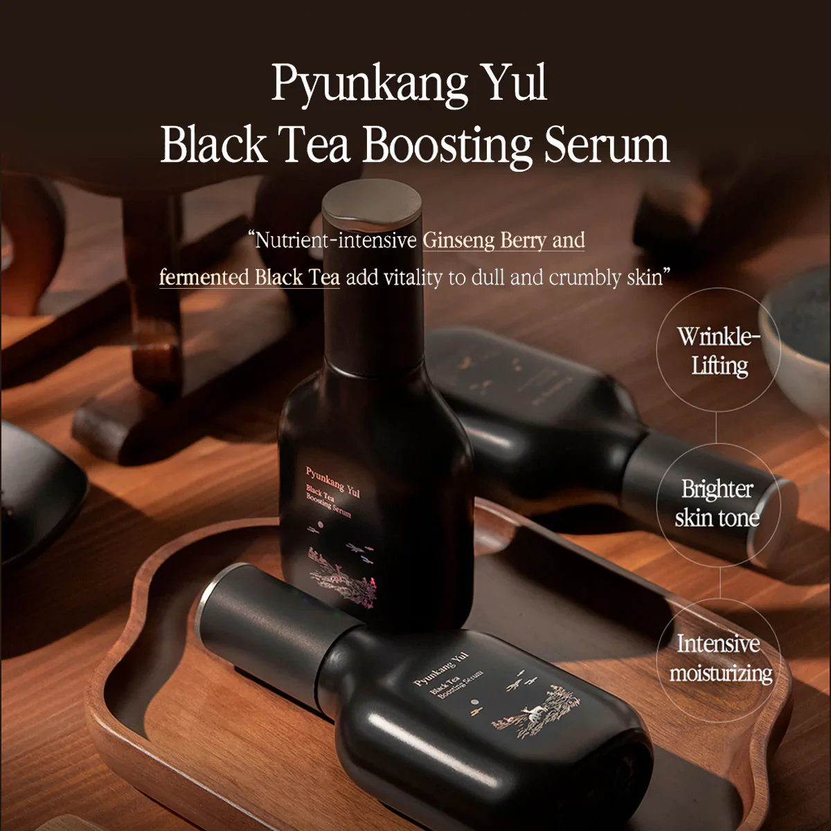 Pyunkang Yul Black Tea Boosting Serum 45mL - Image 4