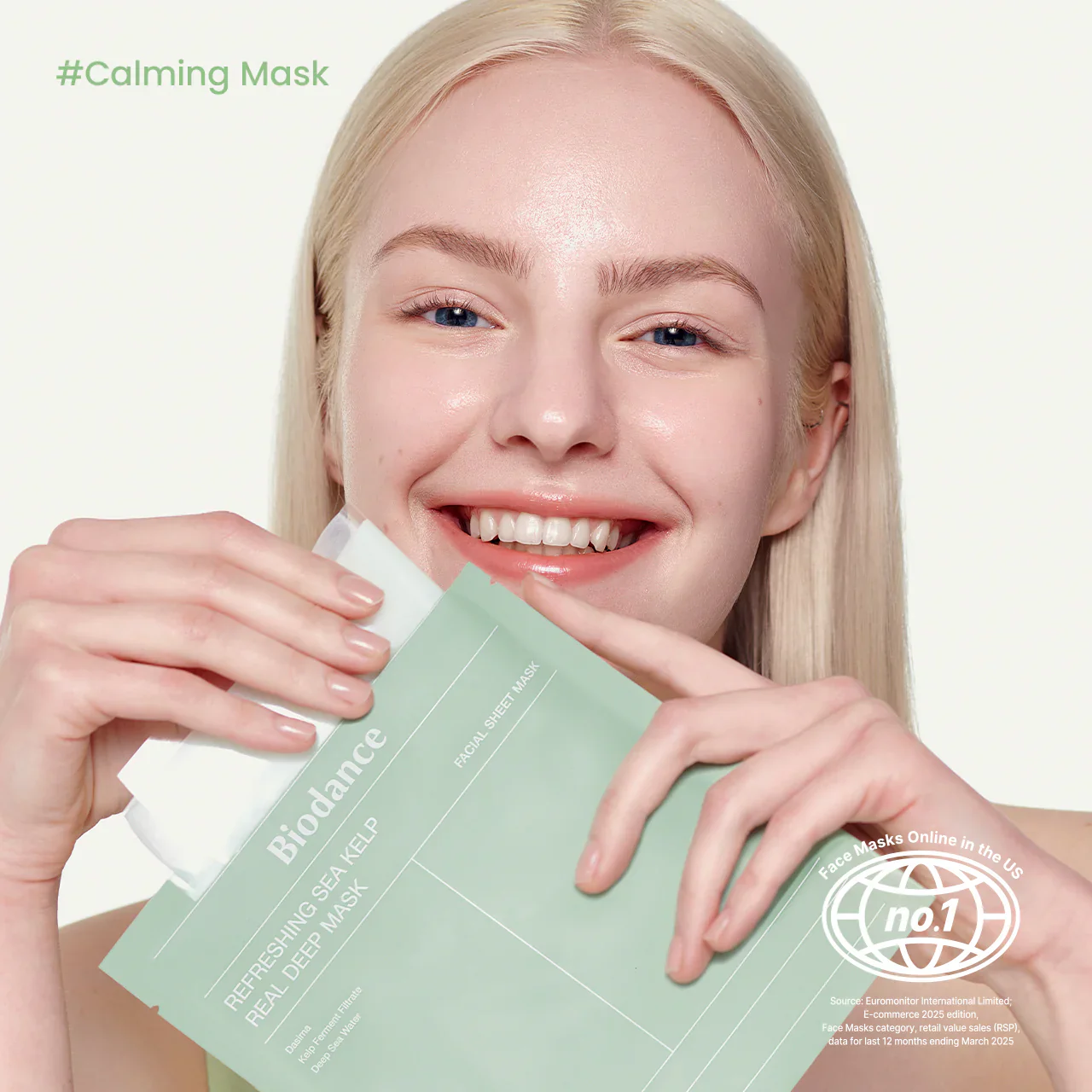 BIODANCE Refreshing Sea Kelp Real Deep Mask 1Box (34g*4ea) - Image 2