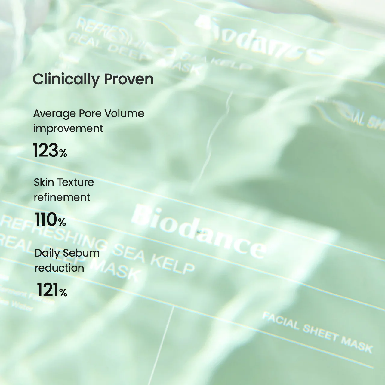 BIODANCE Refreshing Sea Kelp Real Deep Mask 1Box (34g*4ea) - Image 7