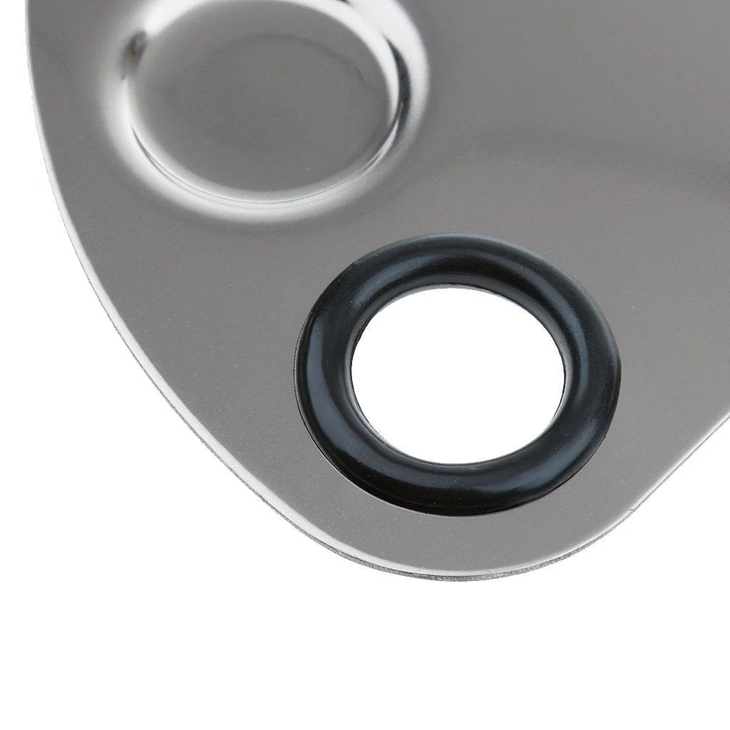 Kolinsky Stainless Steel Mixing Palette with Metal Spatula - Image 5