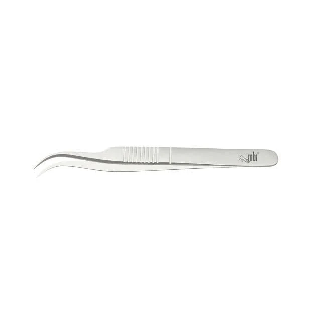 MBI 412 Ultra Sharp Pointed Curved Tweezer 4.5''
