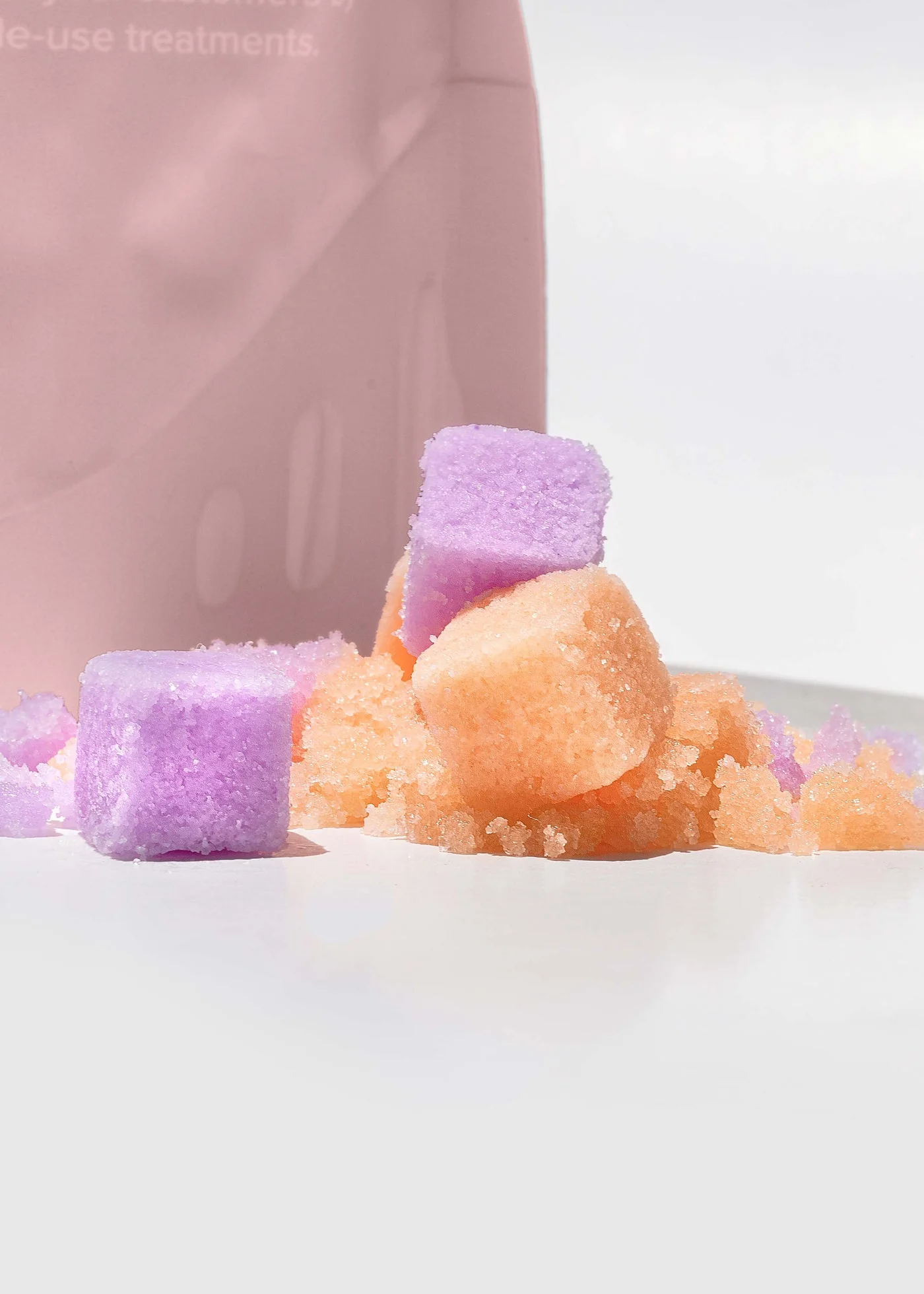 V Beauty Pure Moisturizing Mani and Pedi Scrub (100pcs) Candy Cubes - Image 7
