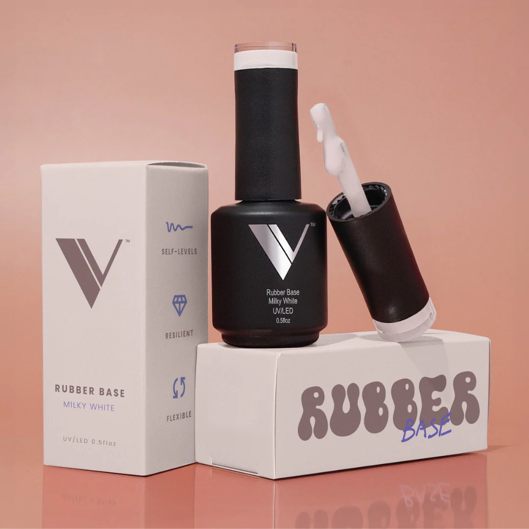 V Beauty Pure Rubber Base Milky White (0.5 oz) - Image 3