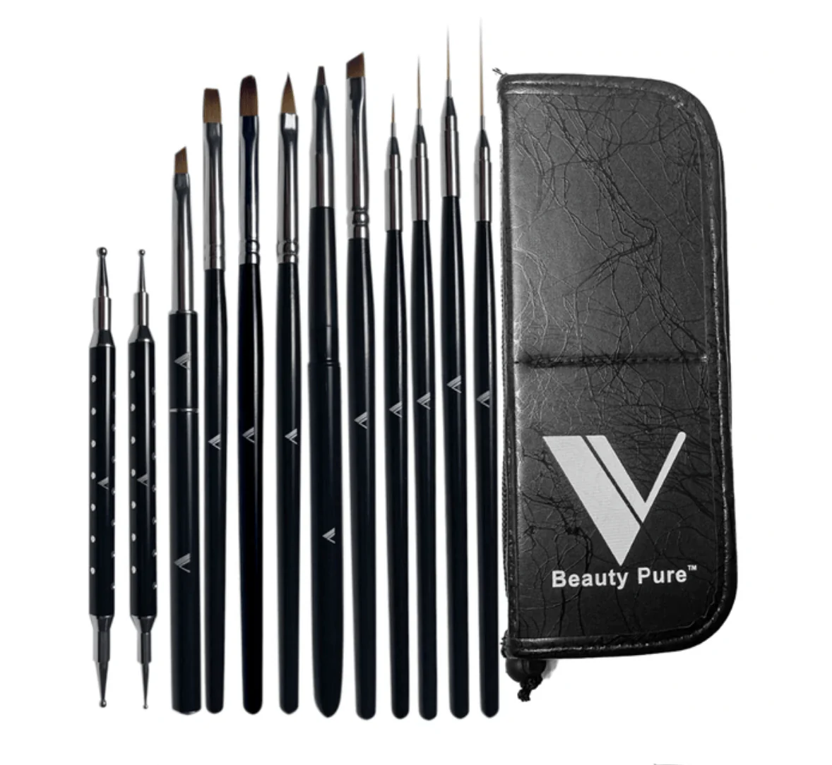 V Beauty Pure Brush and Tool Kit With Carrying Case - Image 3