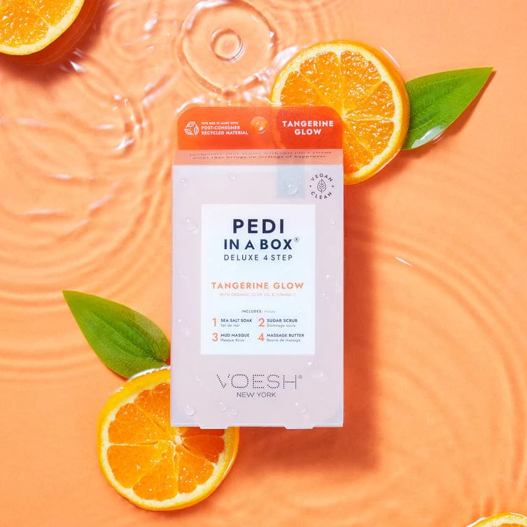 VOESH Pedi In A Box Deluxe 4 Step Tangerine Glow - Image 2